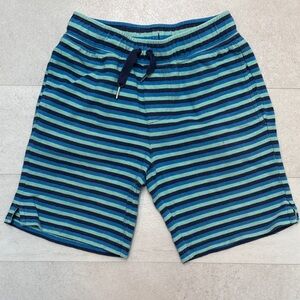 Hanna Andersson blue striped shorts